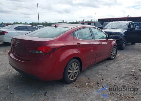 2014 Hyundai Elantra Se из США, поврежденный, VIN 5NPDH4AE4EH542207